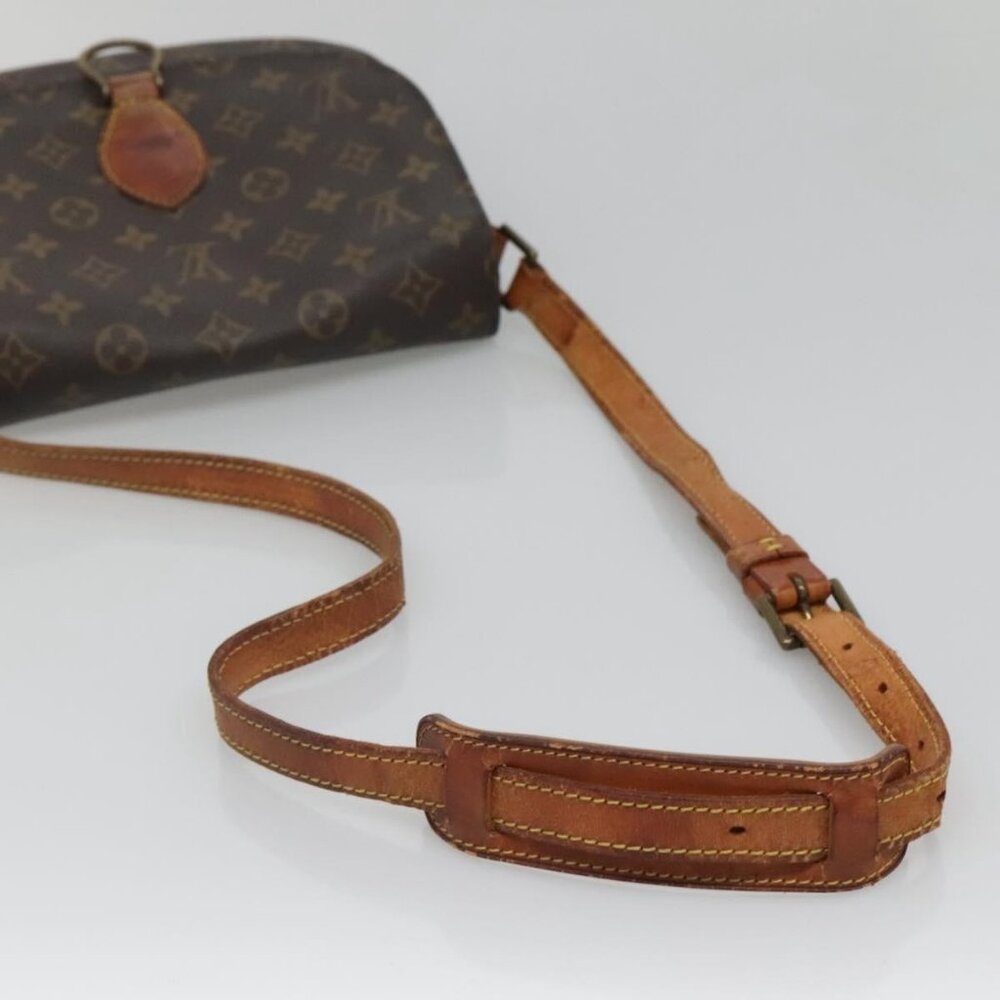 Authentic LOUIS VUITTON Monogram Saint Cloud GM Shoulder Bag M51242 LV - Picture 14 of 16